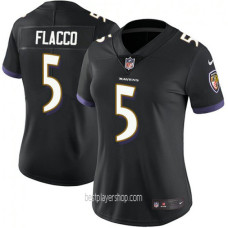 Joe Flacco Baltimore Ravens Womens Game Alternate Black Jersey Bestplayer
